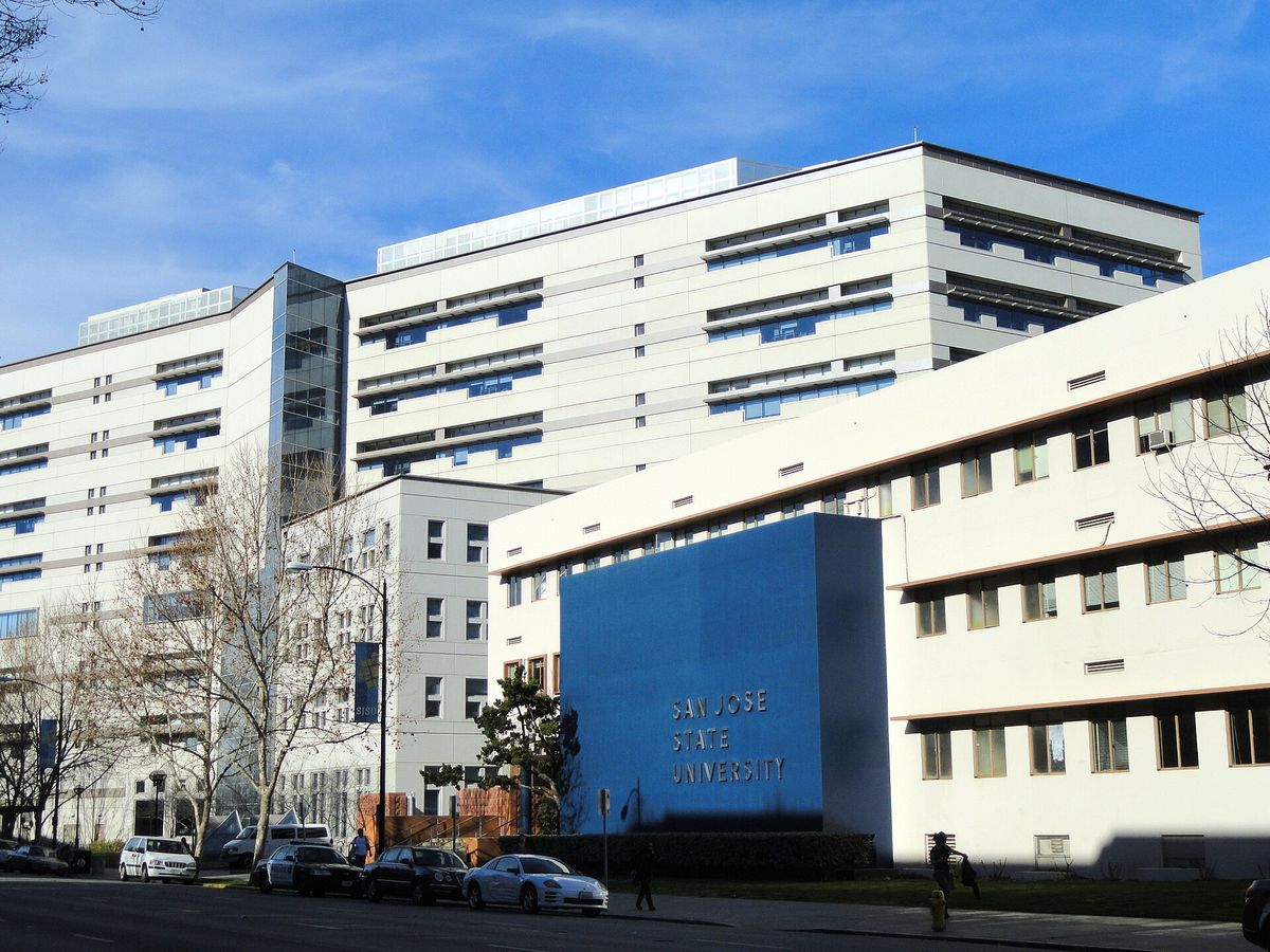The Dr. Martin Luther King Jr. Library, shared by the city and San José State