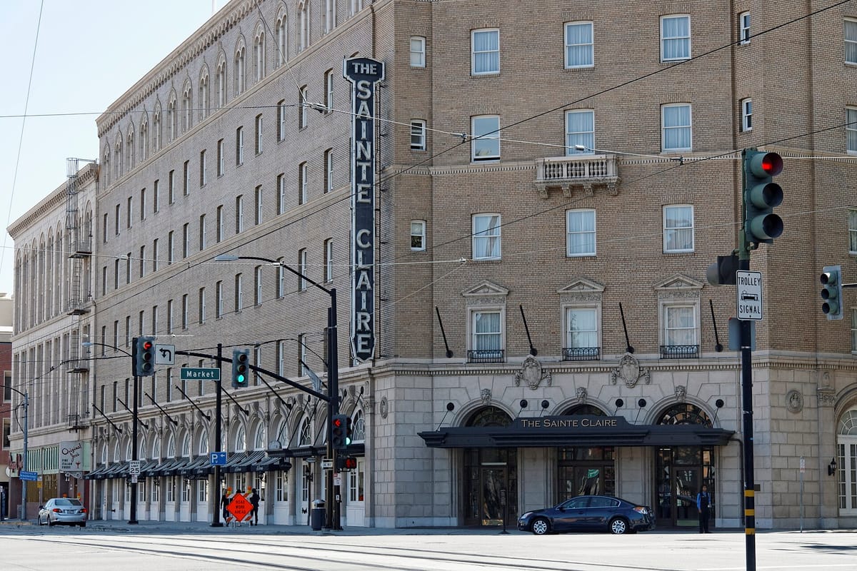 The Sainte Claire hotel of 1926, now The Westin San Jose