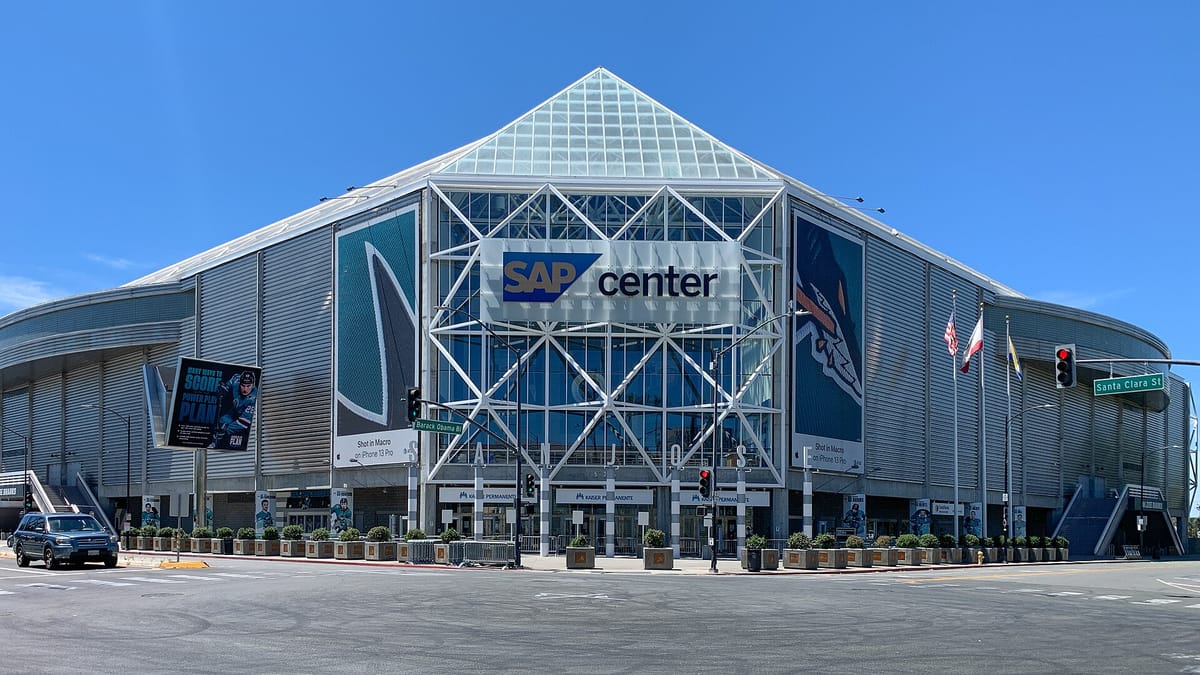 SAP Center, home of the San Jose Sharks